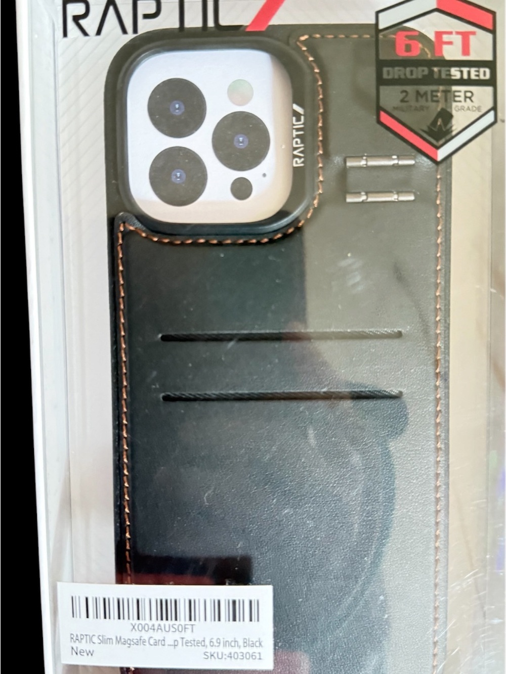 Slim MagSafe Card Case - Black